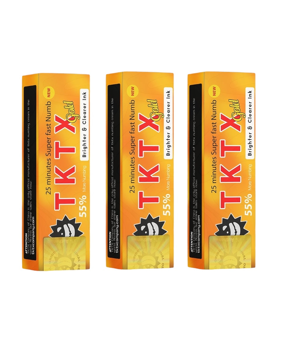 Lot de 3 TKTX Gold 55%